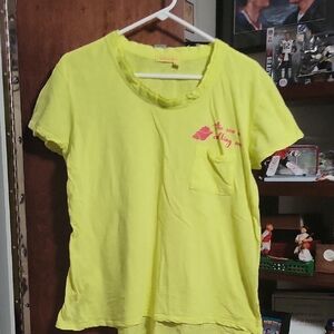 THE SEA IS CALLING ME  Bright Yellow Women's Short Sleeve Tee